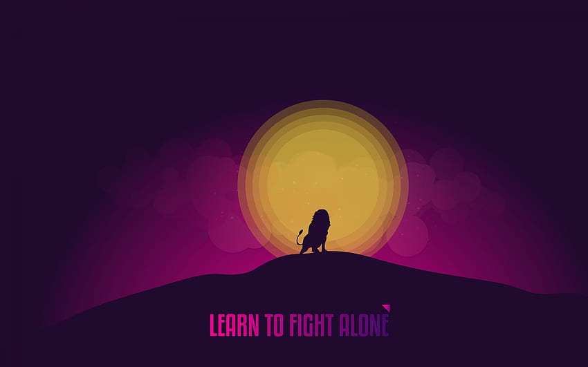 Learn to Fight Alone , Popular quotes, Inspirational quotes, Inspiring, Motivational, Quotes HD wallpaper