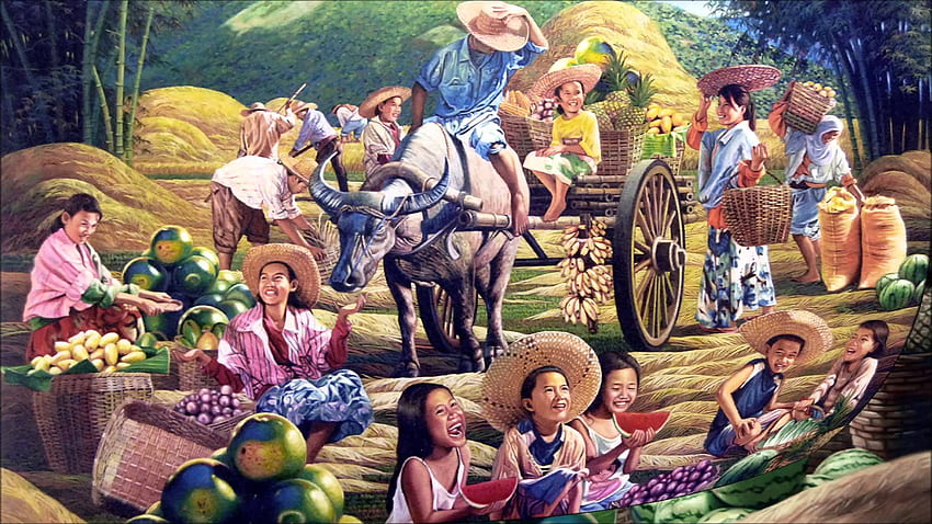Philippine Art-Gemälde, Philippinen-Kunst HD-Hintergrundbild
