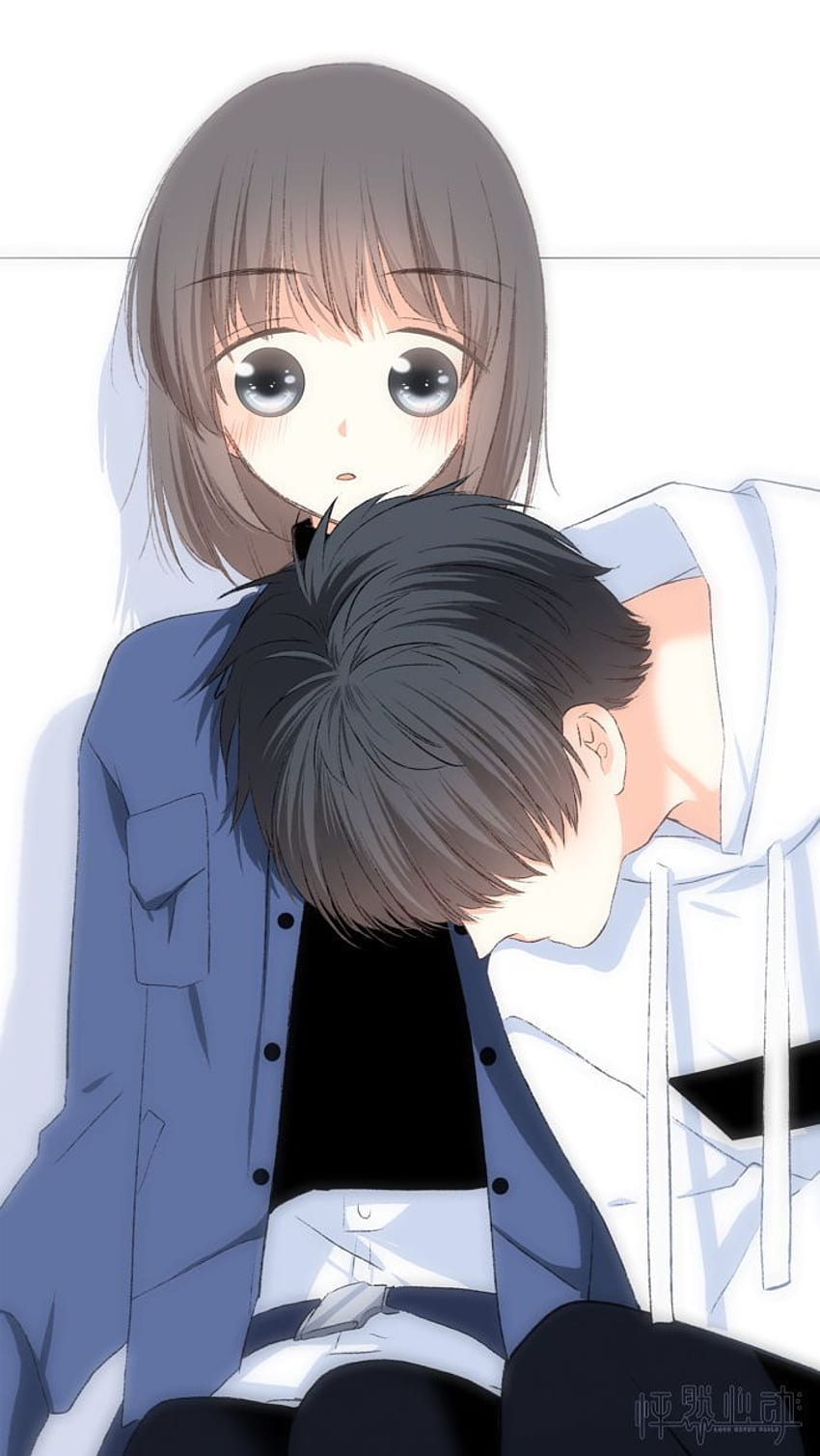 Shy Cute Couple Anime HD Png Download  vhv