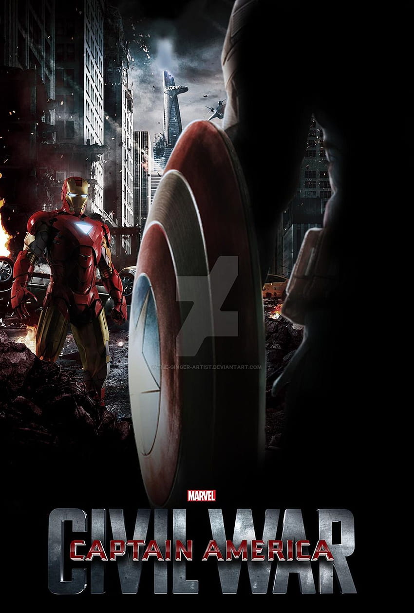 Poster Perang Saudara Kapten Amerika 2016, Kapten wallpaper ponsel HD