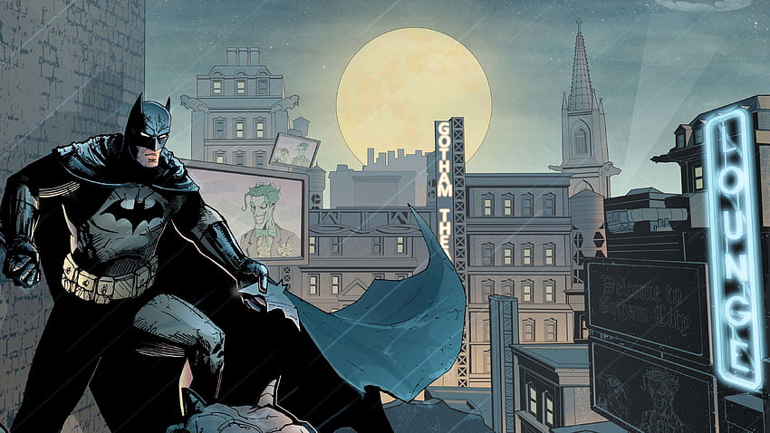 Batman cidade de Gotham papel de parede HD