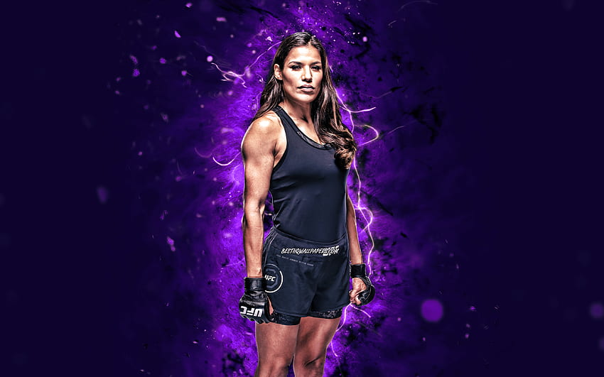 Julianna Pena, , violet neon lights, american fighters, MMA, UFC, Mixed martial arts, Julianna Pena , UFC fighters, Julianna Nicole Pena HD wallpaper