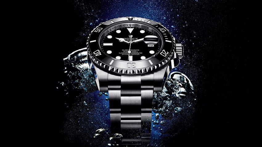 Jak ustawić godzinę i datę w zegarku Rolex Submariner, Rolex Crown Tapeta HD