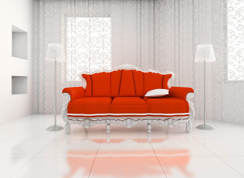 Lights, , , Room, Sofa, Curtains, Light Fixtures HD wallpaper