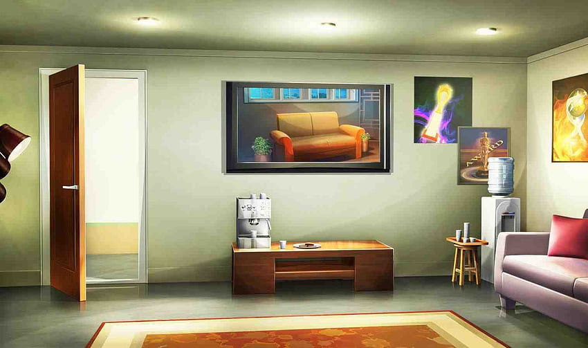 Room Scenery Diamond Dust Instrument Piano Stairs, Anime Hotel HD wallpaper  | Pxfuel