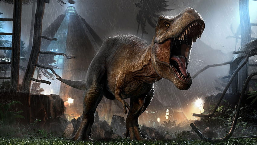 Jurassic World Evolution T Rex - - - Spitze, Jurassic Park Spinosaurus HD-Hintergrundbild