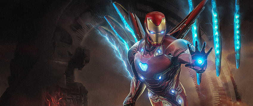 Avengers: Endgame Iron Man PC, Marvel 3440 x 1440 HD-Hintergrundbild