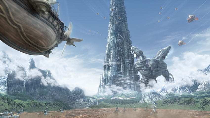 Final Fantasy IV 012 – Airship. Ethereal Games, Airship HD wallpaper