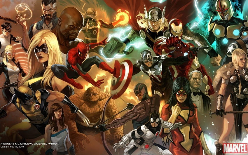 Marvel, komik, avengers, film Wallpaper HD