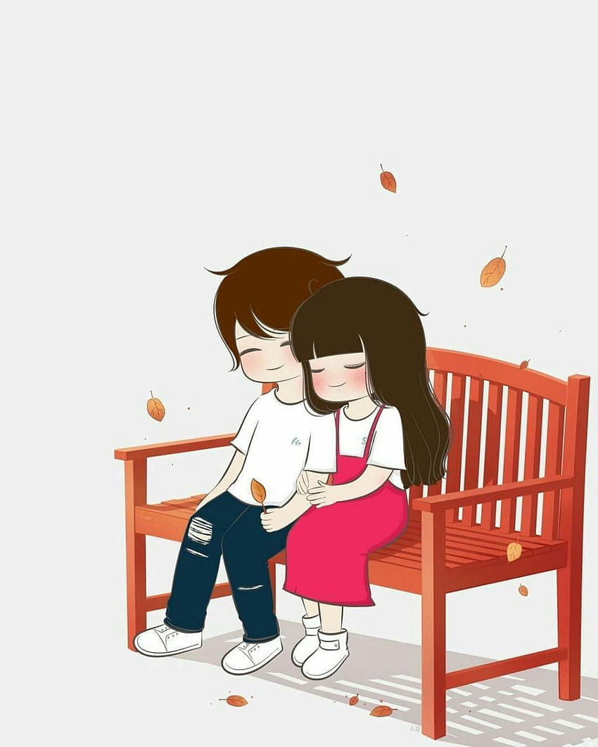 Web Pixer, Cute Couples Cartoon HD phone wallpaper
