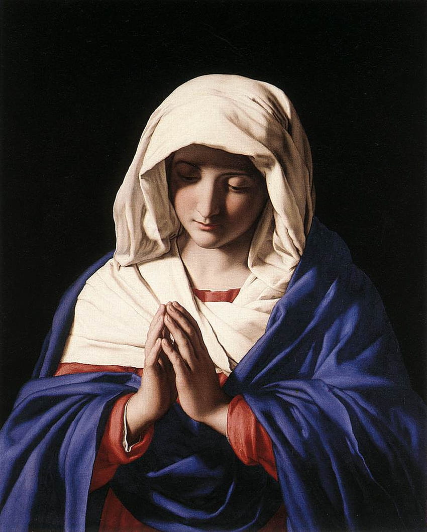 Click - Virgin Mary Painting Baroque HD phone wallpaper