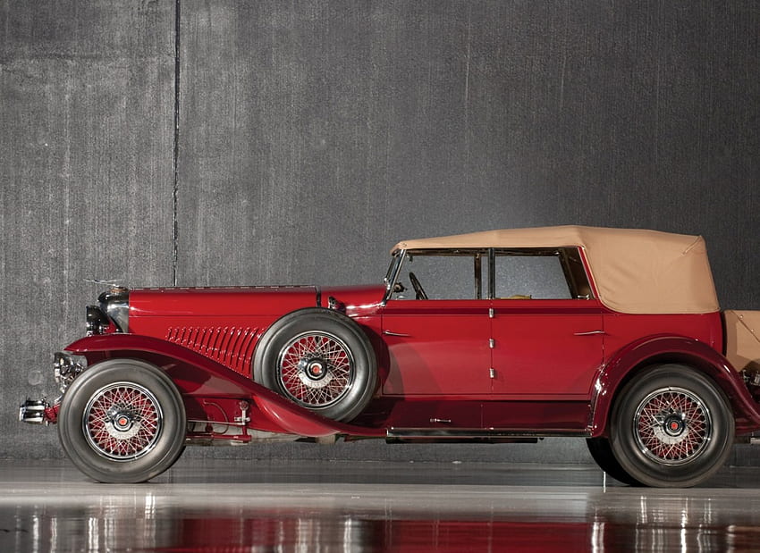 1931 Duesenberg J Convertible, classic, luxury, murphy, car, convetible, 31, duesenberg, j, 1931, old, convertible, sedan, antique, vintage HD wallpaper