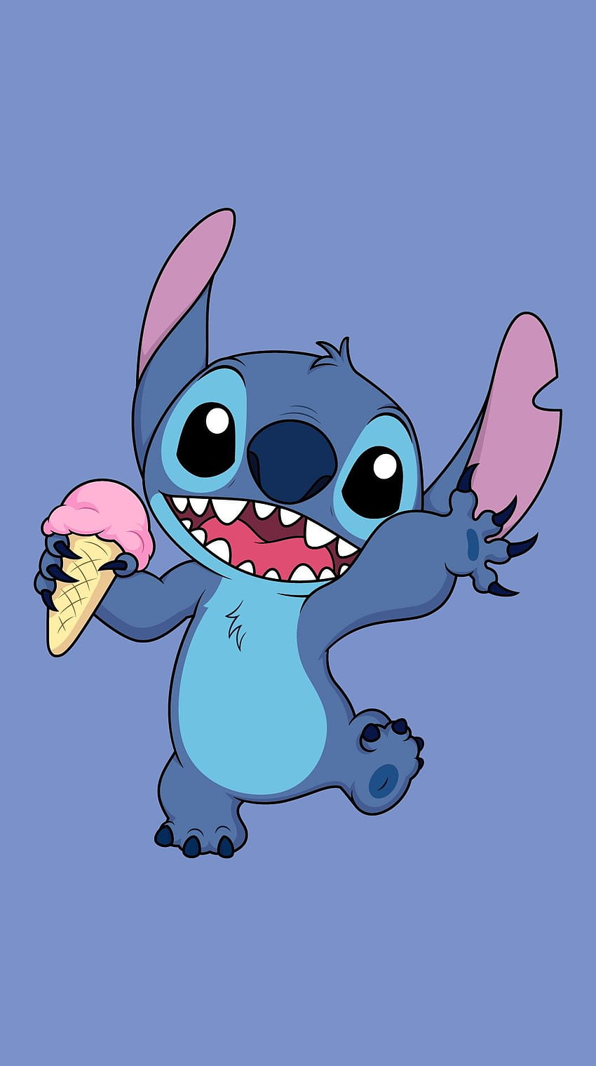 Stitch Ice Cream - Es Krim Biru yang Luar Biasa wallpaper ponsel HD
