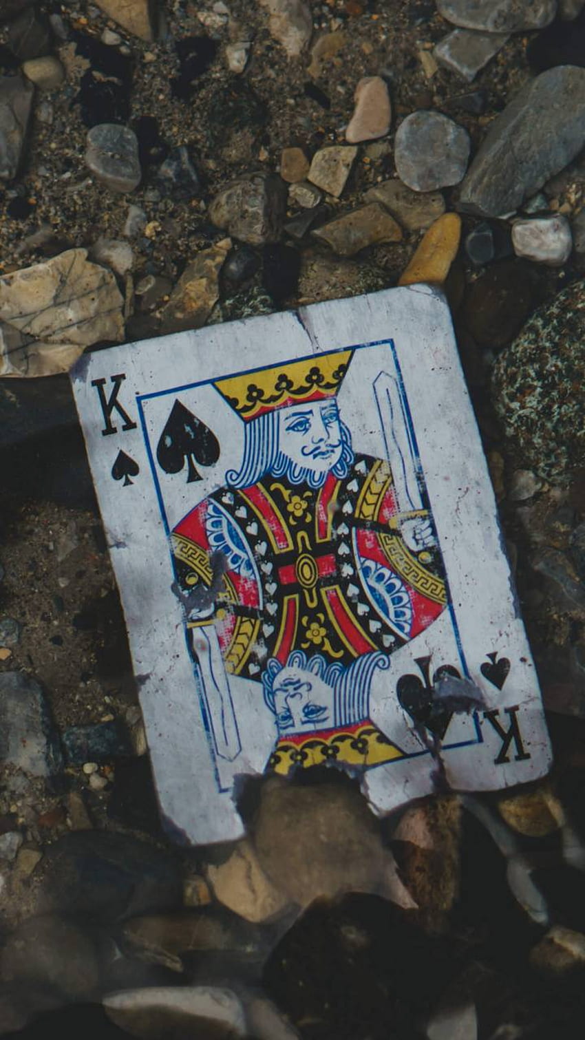 Rey de picas, carta del rey fondo de pantalla del teléfono