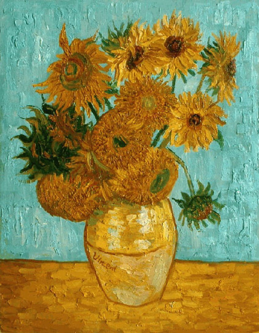 Vincent van gogh sunflowers, Tumbler Van Gogh iPhone HD phone wallpaper