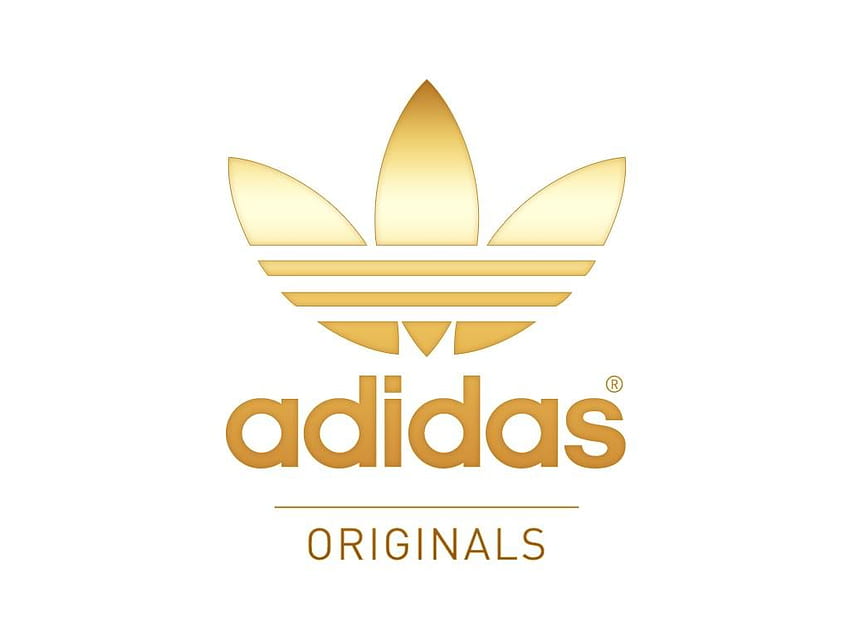 traducir línea cadena Gold Adidas Logo HD wallpaper | Pxfuel