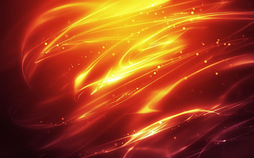 Feuerzusammenfassung, Rot und Goldzusammenfassung HD-Hintergrundbild
