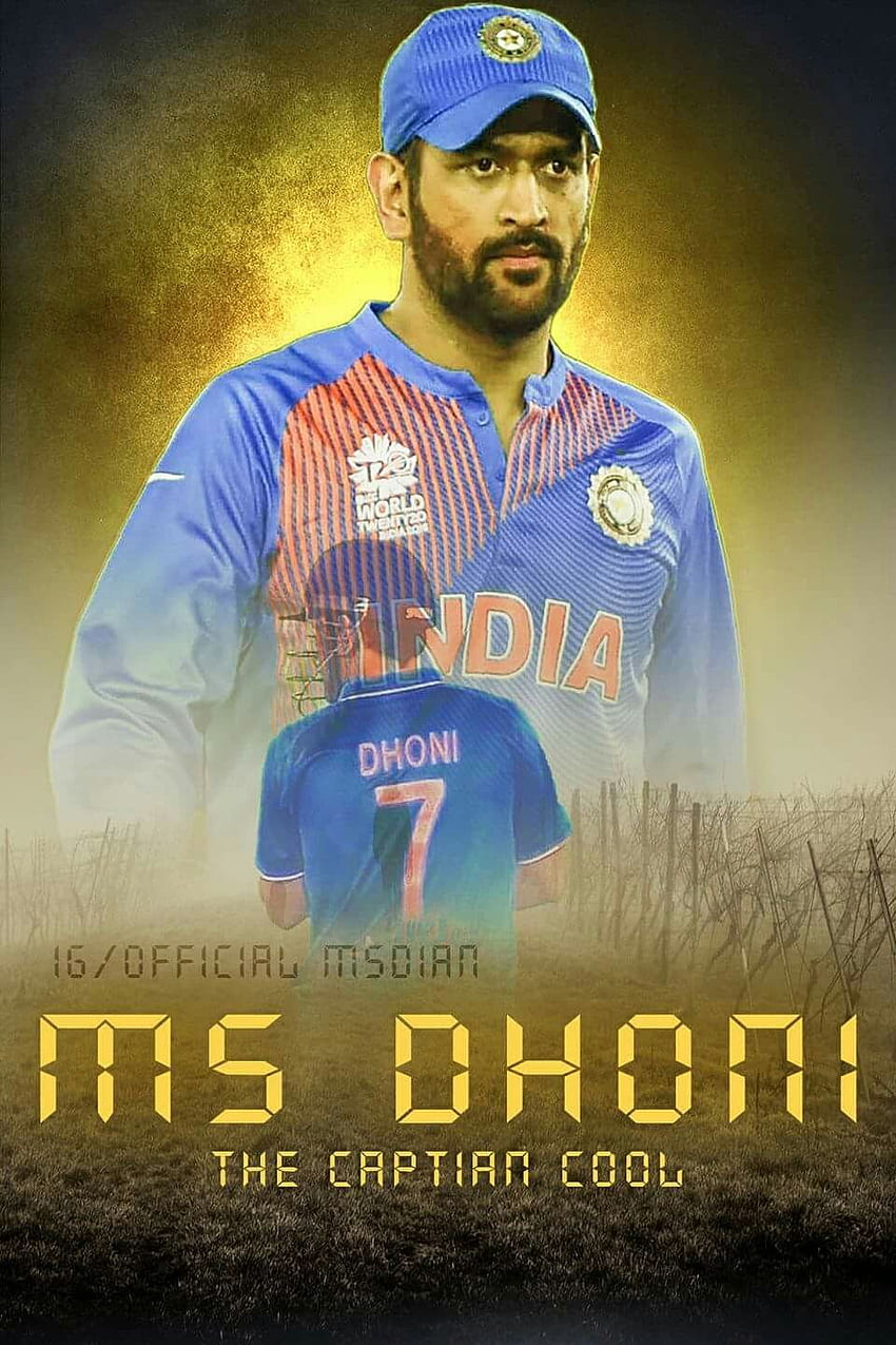 Capitão M S Dhoni Cool Mahendra Singh Dhoni Capitão, MS Dhoni CSK Papel de parede de celular HD