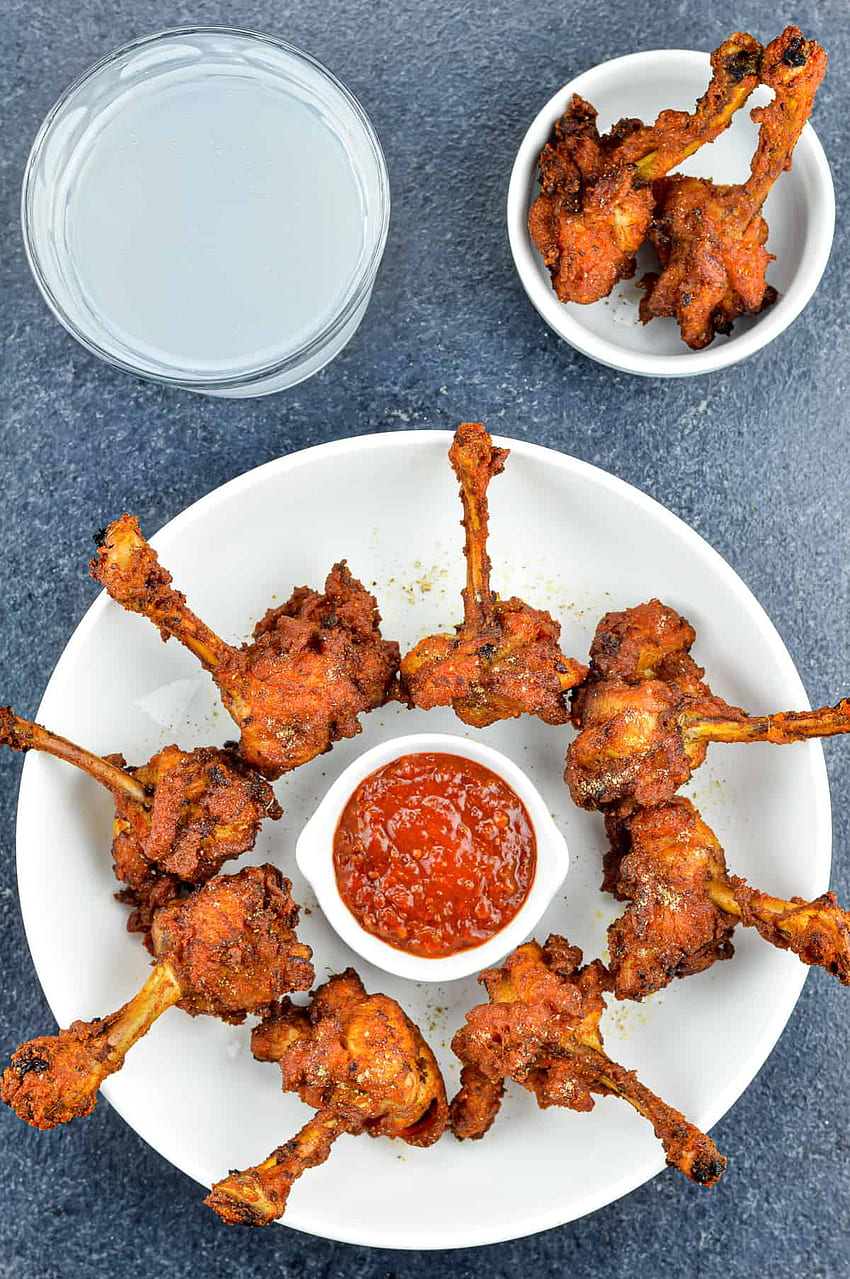 Restaurant Style Chicken Lollipop at Home (Quick + Easy ) > The Love of Spice HD phone wallpaper