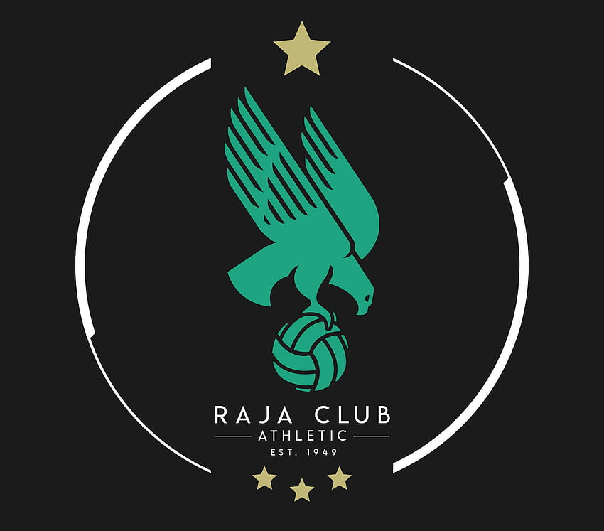 Раджа Клуб Атлетик. Неофициално ново лого HD тапет