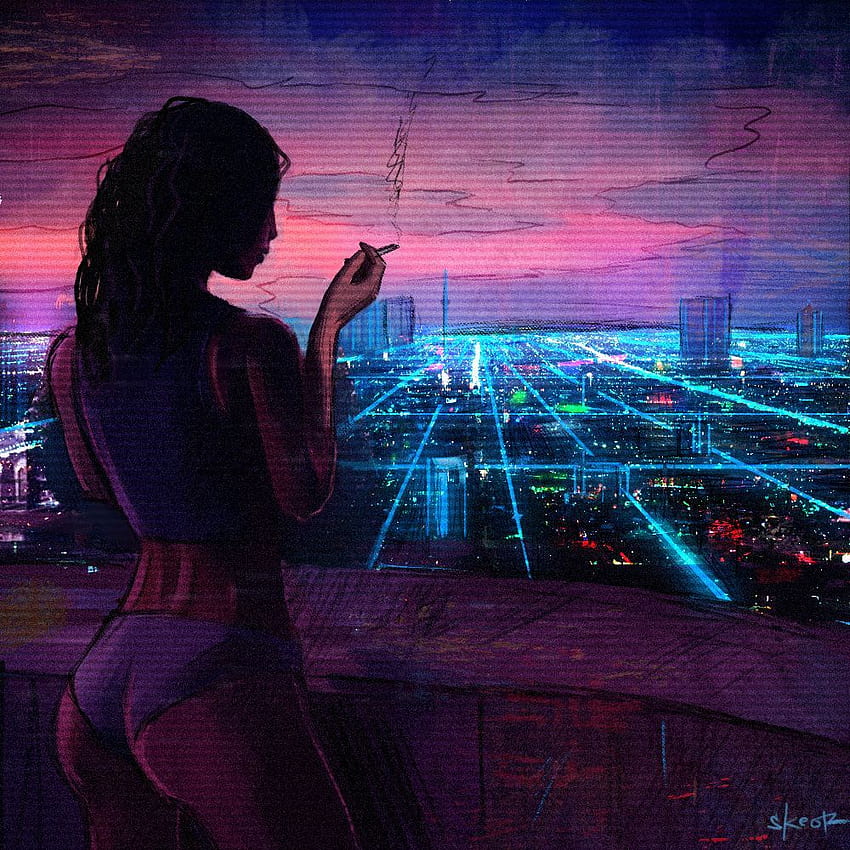 Cyberpunk City Sci-Fi Digital Art 4K Wallpaper #4.1974