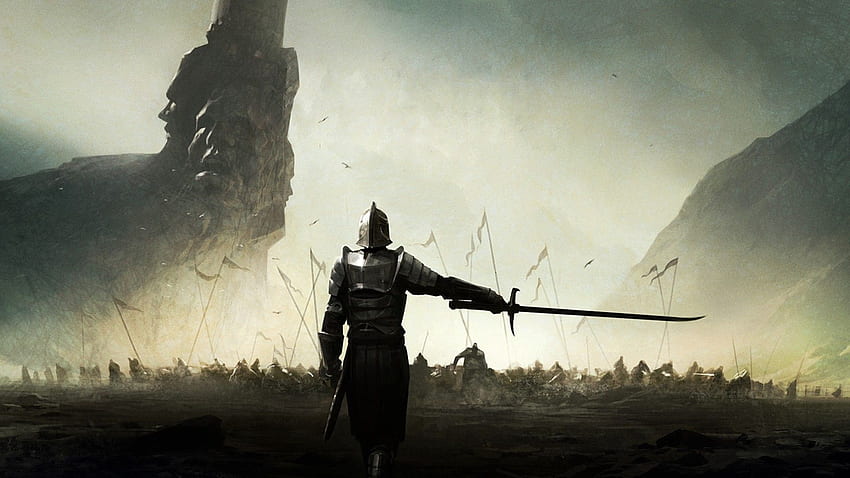 mittelalterlich, mittelalterlicher Krieger HD-Hintergrundbild
