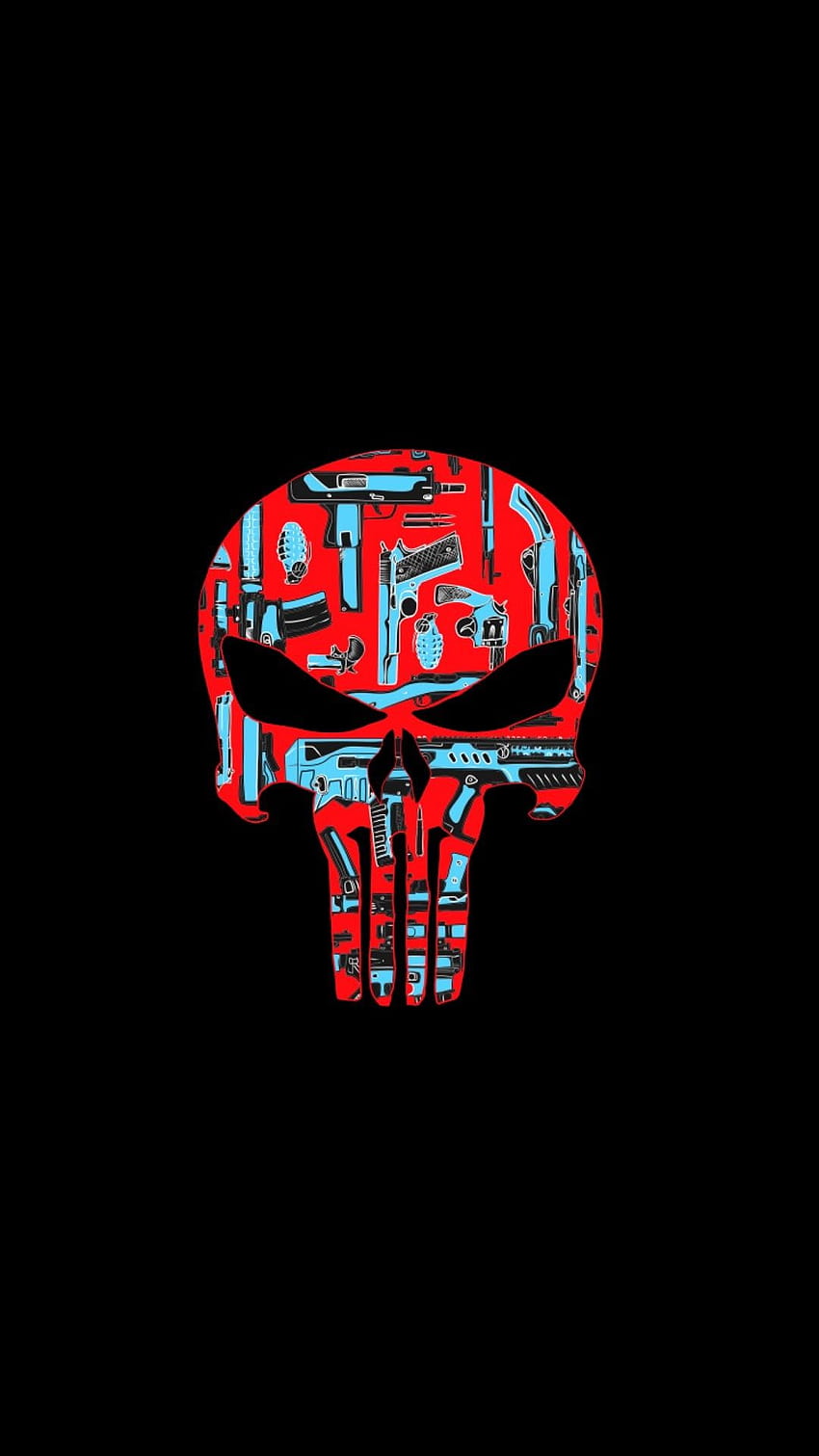 Marvel Amoled, Punisher Skull HD phone wallpaper | Pxfuel