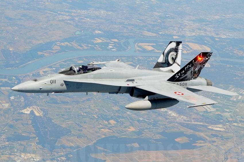 F-18 Hornet (스위스 공군), F 18 Hornet, 스위스 공군, F 18, 제트기 HD 월페이퍼