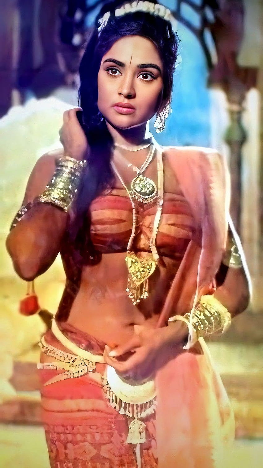 Vyajayanti mala, bollywood actress, evergreen actress HD phone wallpaper