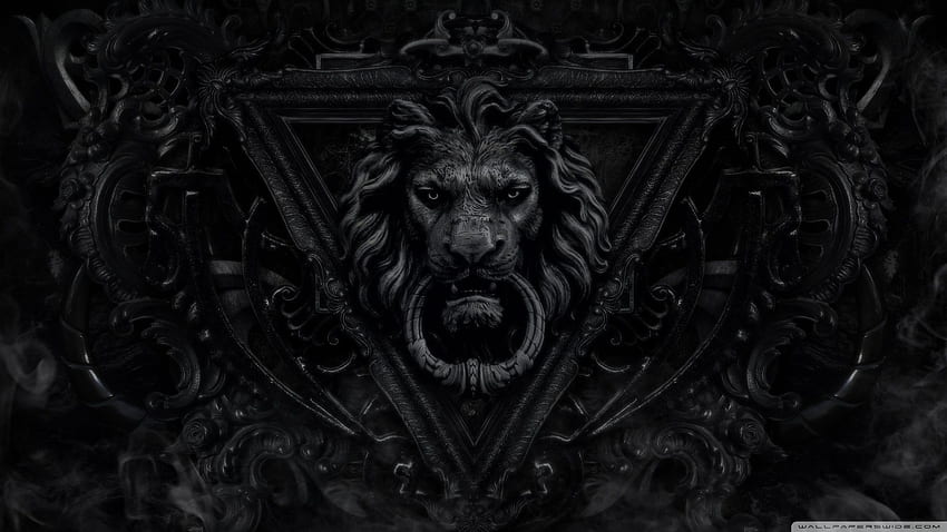 Dark Gothic Lion Ultra Background for U TV : Multi Display, Dual Monitor : Tablet : Smartphone, Lion PC HD wallpaper