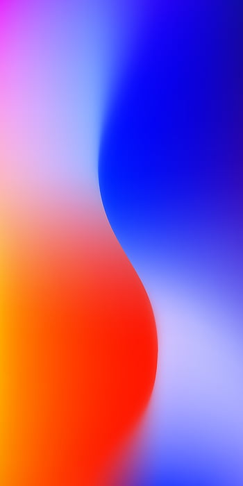 Orange and blue gradient S. Phone , Q , Apple logo iphone, Orange Blue ...