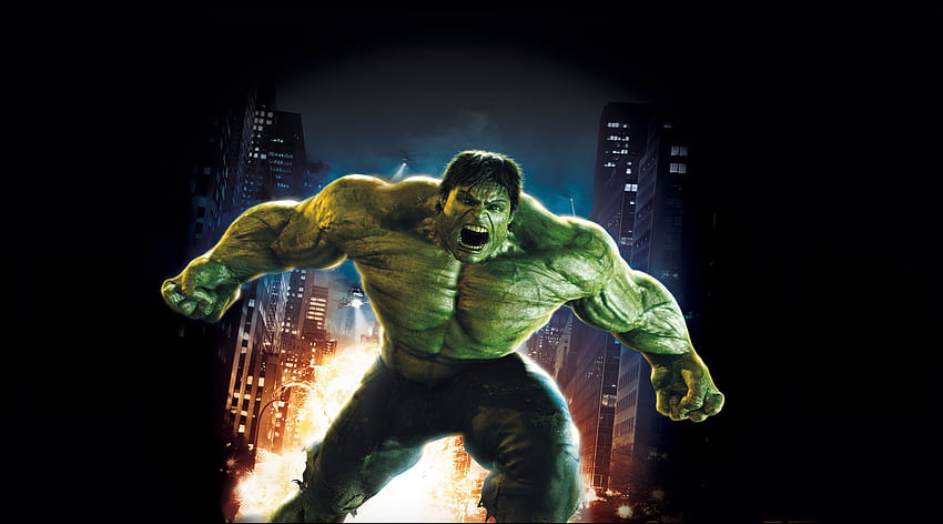 El increíble Hulk, superhéroe, película fondo de pantalla