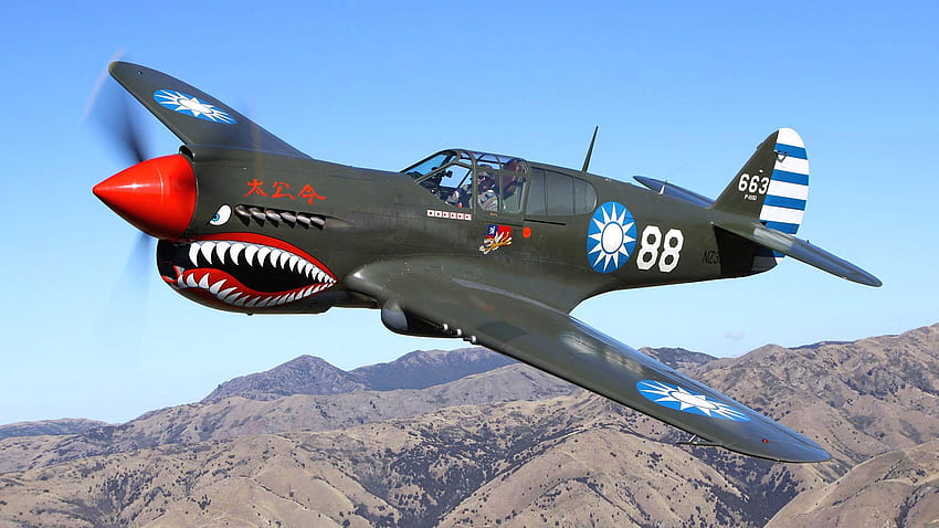 War Plane Logo, WWII Plane HD wallpaper