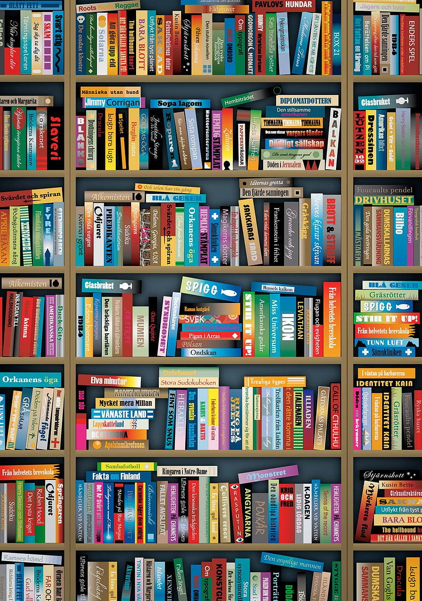 Bookcase by JCallius [] for your, Bookshelves HD phone wallpaper