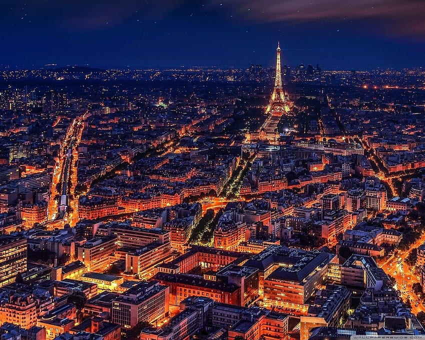 Cute Paris - France At Night HD wallpaper
