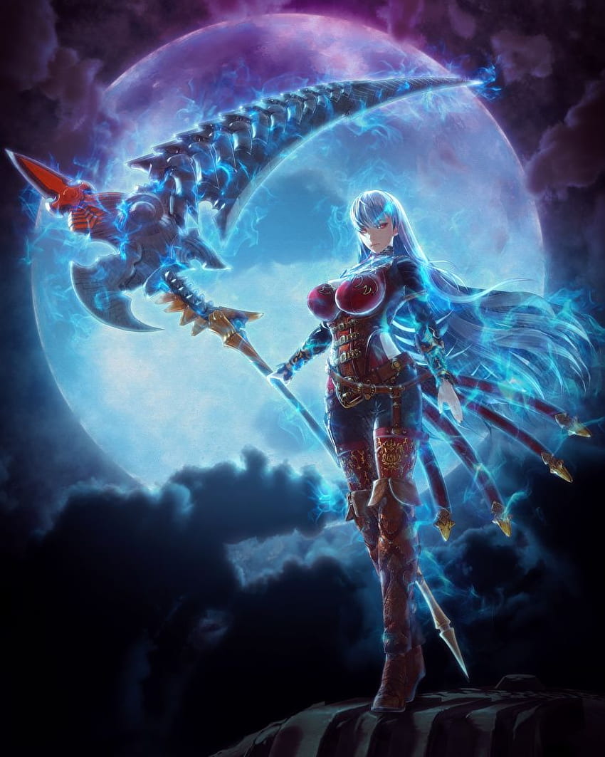 Scythe warrior Valkyria: Azure Revolution Girls Fantasy Moon, Revolutionary Girl Utena HD phone wallpaper