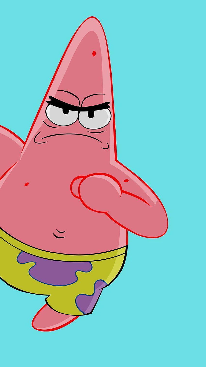 patrick star mad faces