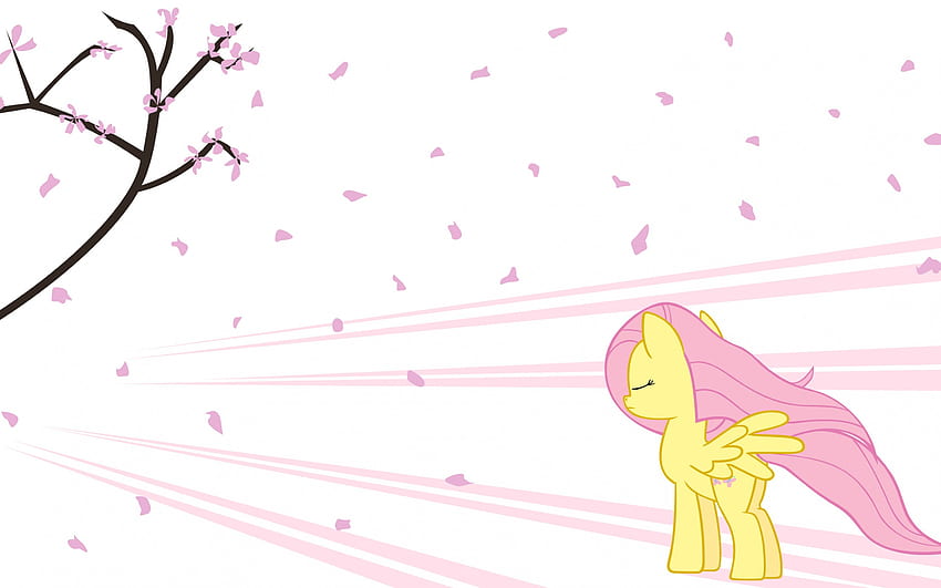 Flutter Flash, Sakura, Fluttershy, A Amizade é Mágica, My Little Pony papel de parede HD