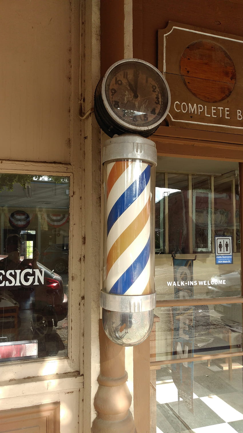 stock of antique, barber, barber pole HD phone wallpaper