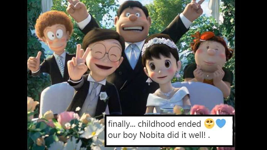 Doraemon's Nobita has finally married Shizuka and tweeple just can't keep calm. Trending, Sad Nobita HD wallpaper