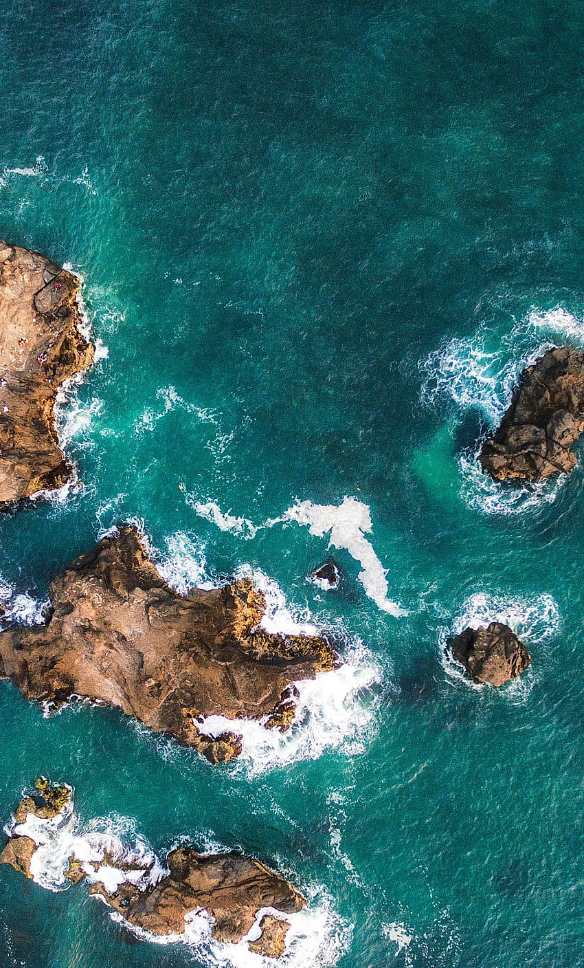 bali islands, coast, aerial view, iphone 6 plus, , background, 21058 HD phone wallpaper