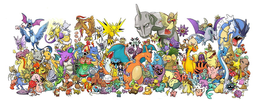 For > Original 151 Pokemon HD wallpaper