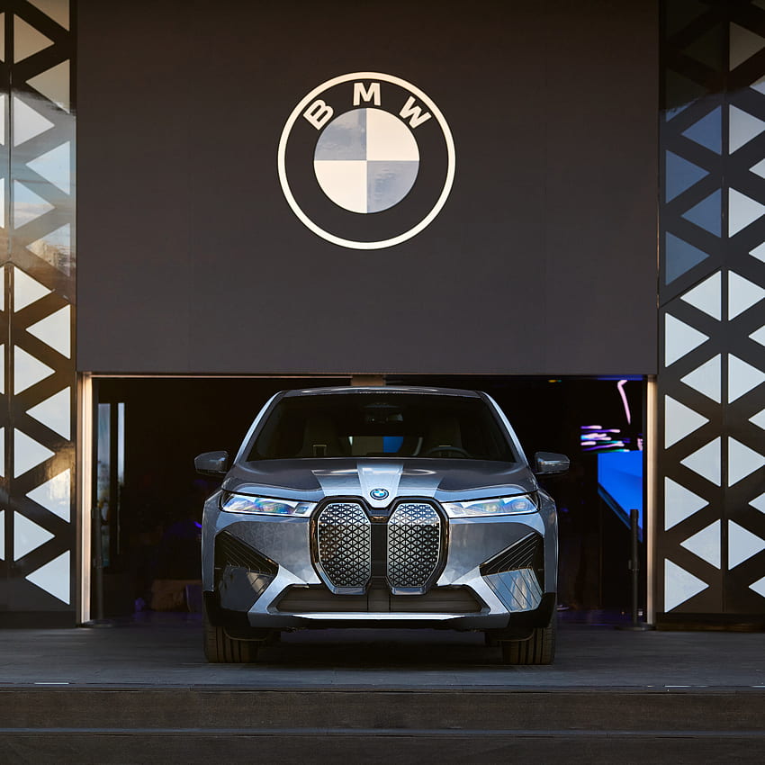 BMW iX, eksterior otomotif, headlamp wallpaper ponsel HD
