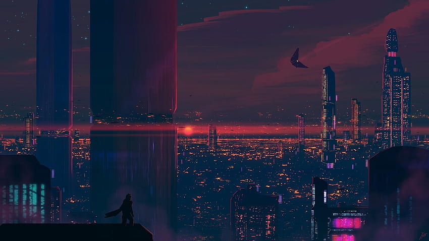 Cyberpunk , Cyberpunk Laptop HD wallpaper