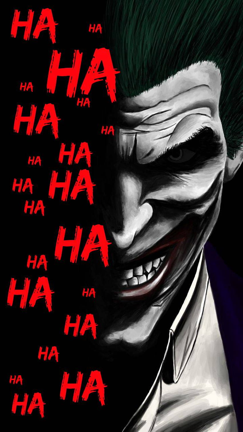 Czcionka Joker Hahaha - najlepsze pomysły na tatuaż Tapeta na telefon HD