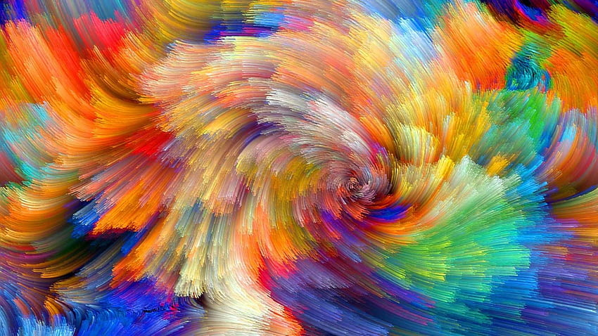 Colorful Background 5D. b in 2019. Art, Fractal art, Painting, 5D Abstract HD wallpaper