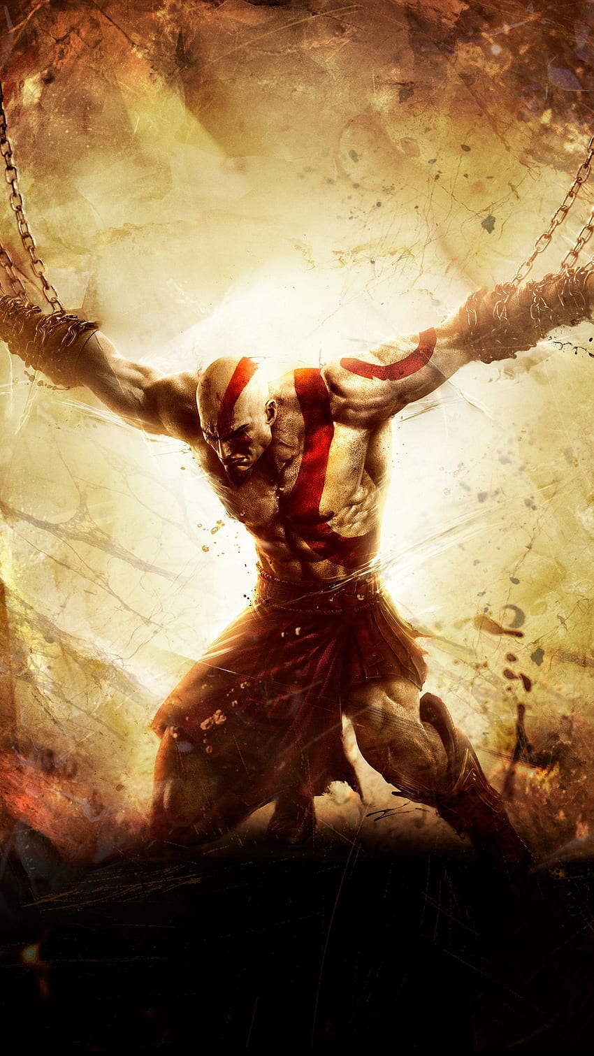 Gott des Krieges, Kratos, Kratos Atreus HD-Handy-Hintergrundbild