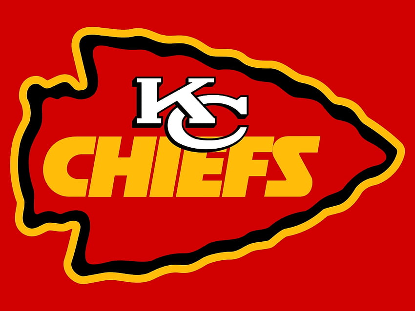 Фон на Kansas City Chiefs на Vista - Червено лого на Kc Chiefs - HD тапет