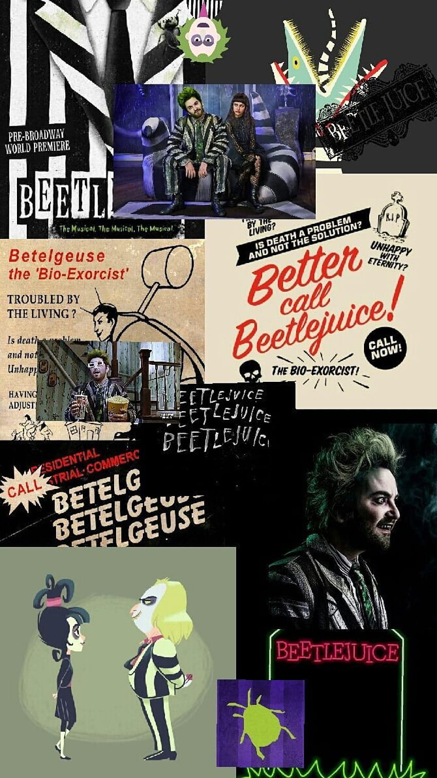 Beetlejuice broadway . Broadway musicals HD phone wallpaper