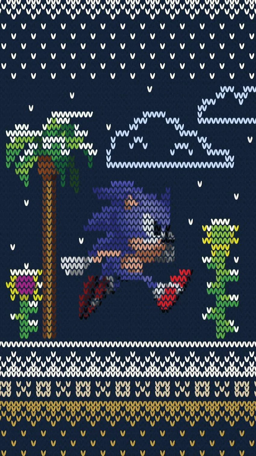Sonic the Hedgehog - 연휴 시즌을 시작하는 데 도움이 되도록 겨울 모바일을 만들었습니다! HD 전화 배경 화면